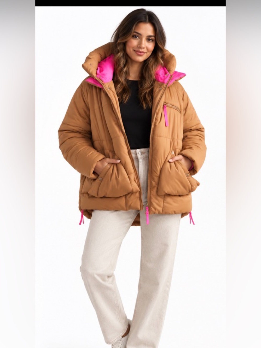 Anthropologie/Avec Les Filles Puffer Jacket 1X winter travel causal outdoors